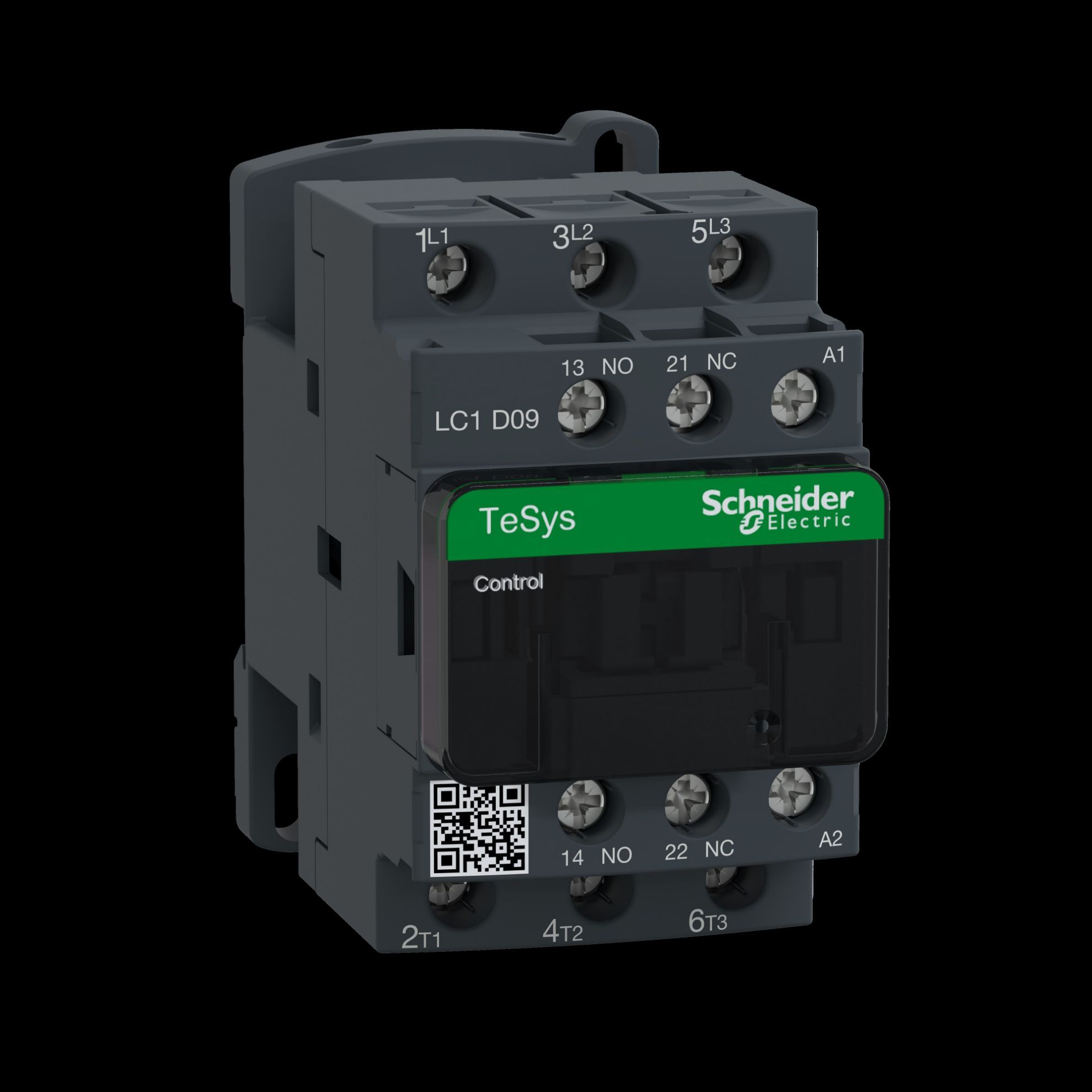 Picture of Contactor 9A AC3 1No+1Nc 230VAC Coil