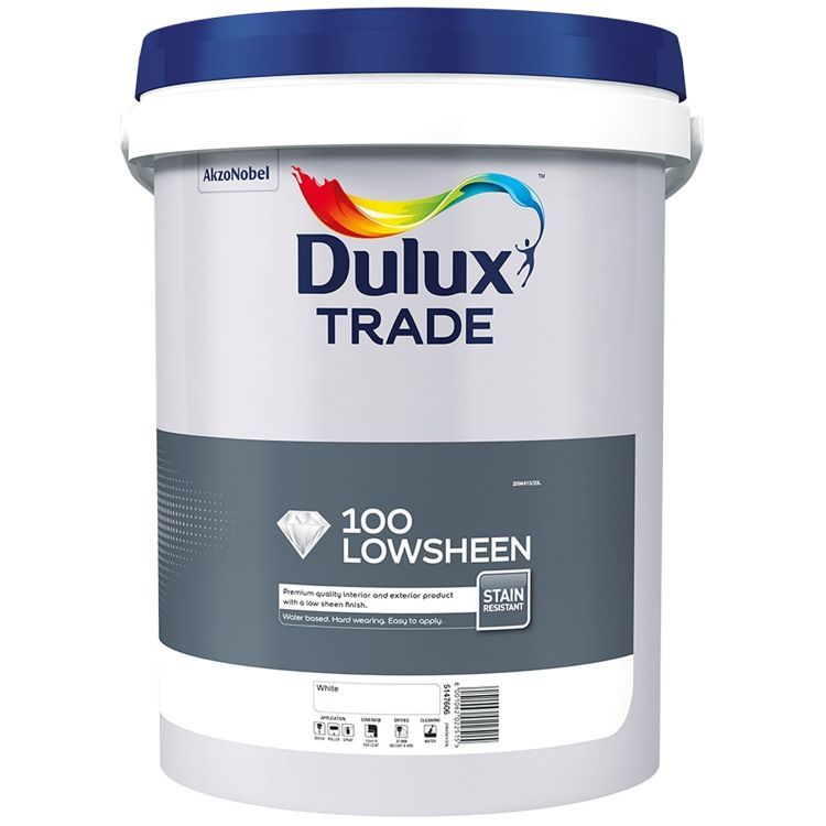 Picture of Trade 100 Lowsheen White 20L