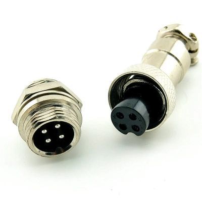 Picture of Male Connector Plug 12Mm-4Pin