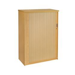 Picture of Lockable Door Systems Cupboard ( Roller Door 1500 X 1000) Oak Melamine 