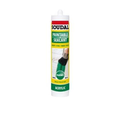 Picture of SOUDAL PAINTABLE SILICONE WHITE
