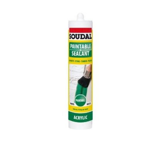 Picture of SOUDAL PAINTABLE SILICONE WHITE