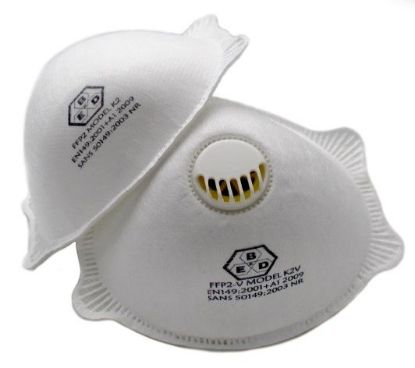 Picture of DUST MASKBED FFP2 VALVED BOX OF 20