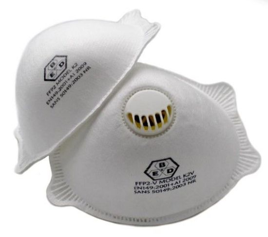Picture of DUST MASKBED FFP2 VALVED BOX OF 20