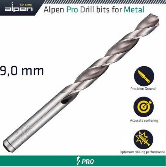 Picture of ALP954009 ALPEN PRO 9,0MM HSS DRILL