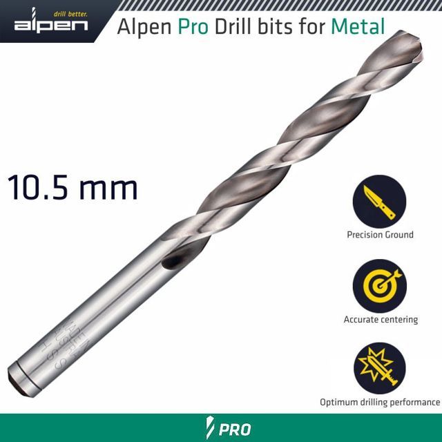 Picture of ALP9540105 ALPEN PRO 10,5MM HSS DRILL