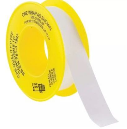 Picture of KEN9838000K 12MMX 5M PTFE TAPE GAS APPROVED BS6974