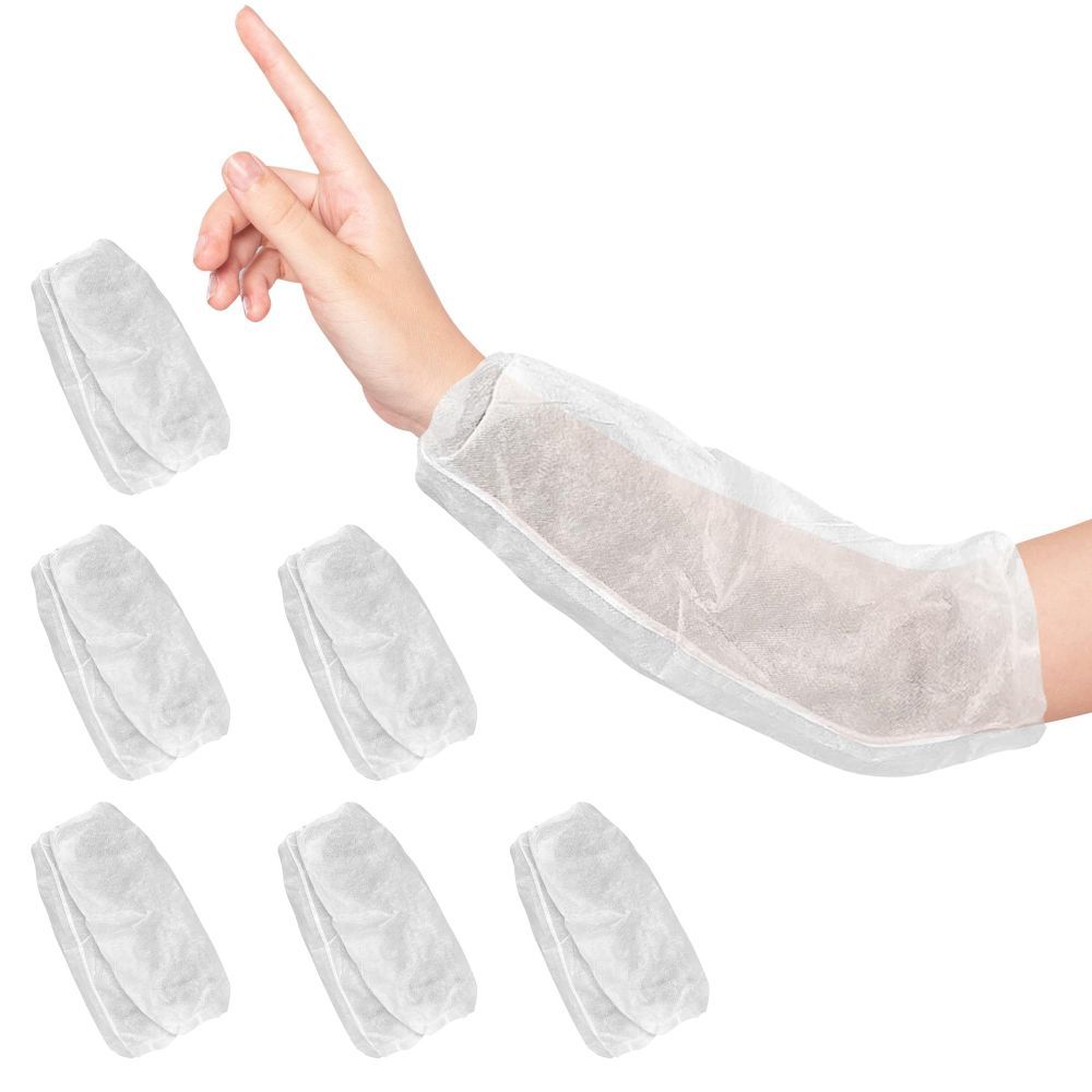 Picture of DISPOSSABLE ARM SLEEVE WHITE PACK OF 100
