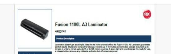 Picture of Reel Fusion A4/A3 Laminator
