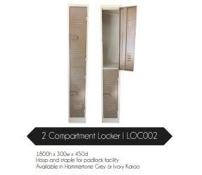 Picture of 2 Compartment Locker