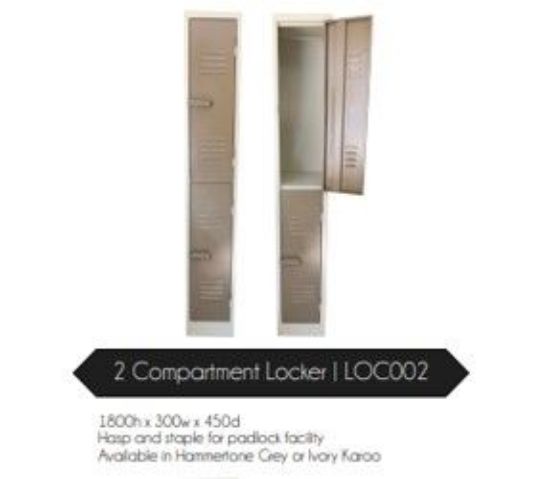Picture of 2 Compartment Locker