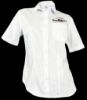 Picture of Button Up Ladies White Short-Sleeve Shirt