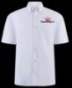 Picture of Button Up Mens White Short-Sleeve Shirt