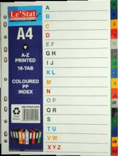 Picture of Le'Stat Pp A-Z 16-Part Index