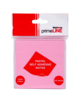 Picture of STICK'N NOTE 76x76mm NEON PINK 21166