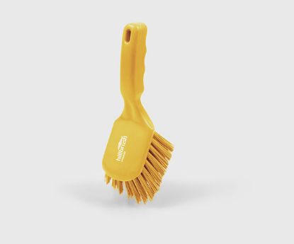 Picture of SHORT HANDLE BRUSH STIFF YELLOW