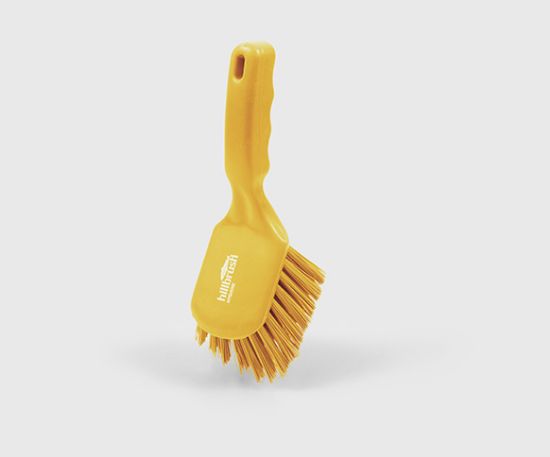 Picture of SHORT HANDLE BRUSH STIFF YELLOW