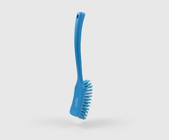 Picture of LONG HANDLE BRUSH STIFF BLUE