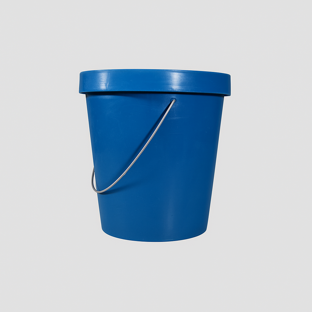 Picture of ROUND PLASTIC BUCKET BLUE