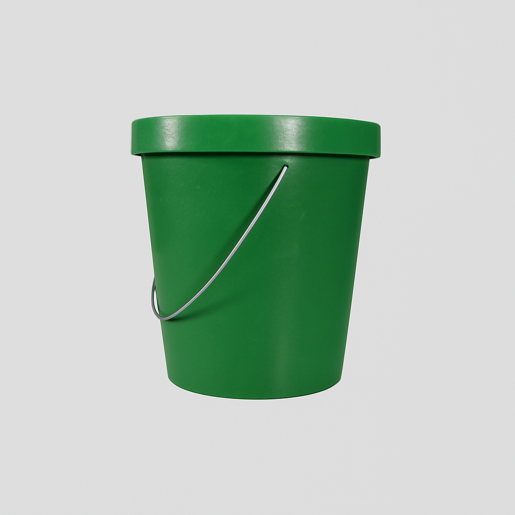 Picture of ROUND PLASTIC BUCKET GREEN