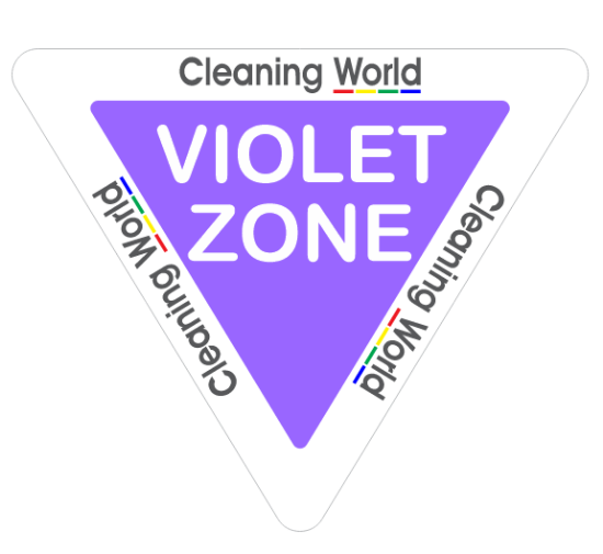 Picture of HYGIENE VIOLET ZONE STICKER