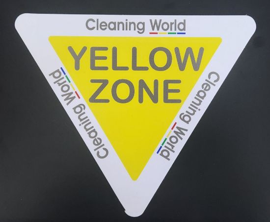 Picture of HYGIENE YELLOW ZONE STICKER