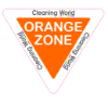 Picture of HYGIENE ORANGE ZONE STICKER