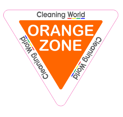 Picture of HYGIENE ORANGE ZONE STICKER
