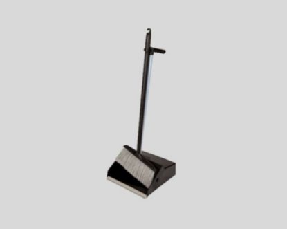 Picture of LONG HANDLE DUSTPAN AND BROOM GREY