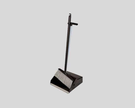 Picture of LONG HANDLE DUSTPAN AND BROOM GREY