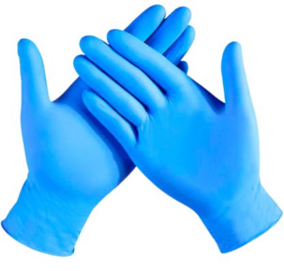 Picture of BLUE NITRILE POWDER FREE M
