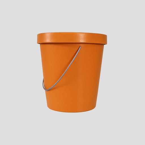 Picture of ROUND PLASTIC BUCKET W/SPOUT ORANGE