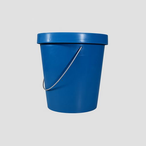 Picture of ROUND PLASTIC BUCKET BLUE