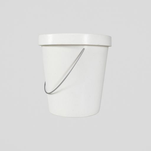 Picture of ROUND PLASTIC BUCKET WHITE