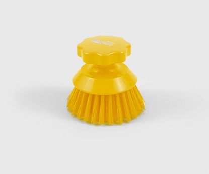 Picture of ROUND SCRUB BRUSH YELLOW