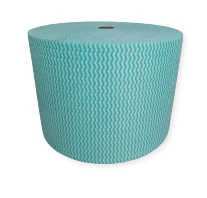 Picture of SPUNLACE ROLL WAVEPRINT GREEN