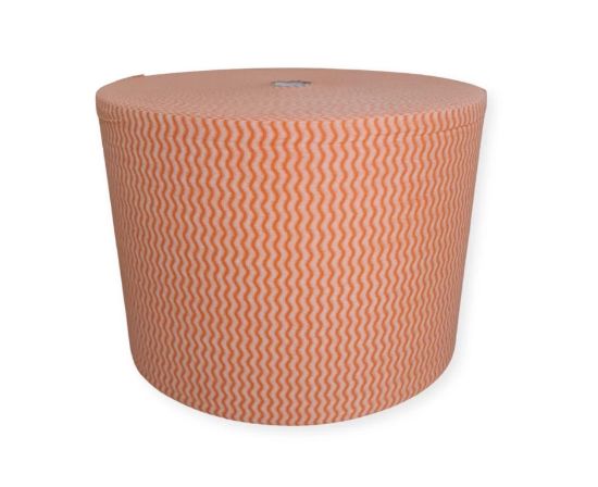 Picture of SPUNLACE ROLL WAVEPRINT ORANGE