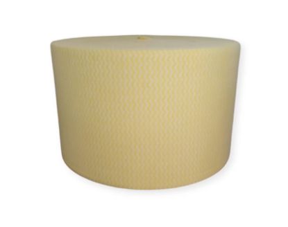 Picture of SPUNLACE ROLL WAVEPRINT YELLOW
