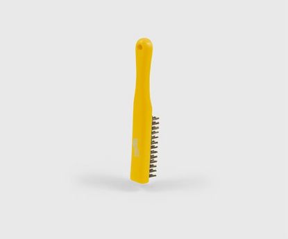 Picture of S/STEEL WIRE BRUSH YELLOW