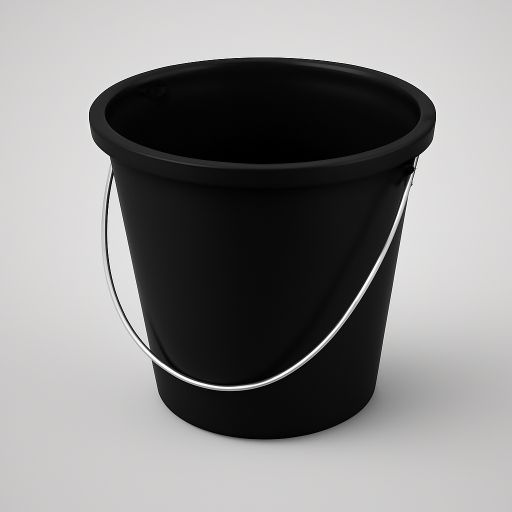 Picture of ROUND PLASTIC BUCKET BLACK