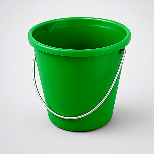 Picture of ROUND PLASTIC BUCKET GREEN