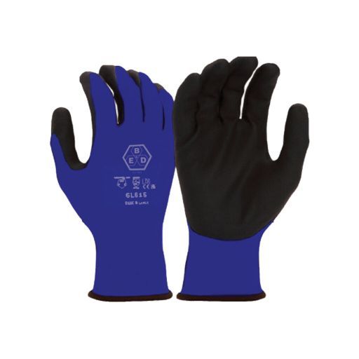 Picture of B.E.D. GLOVE MECHANICAL BLUE/BLK MICRO-FOAM WET/DRY M