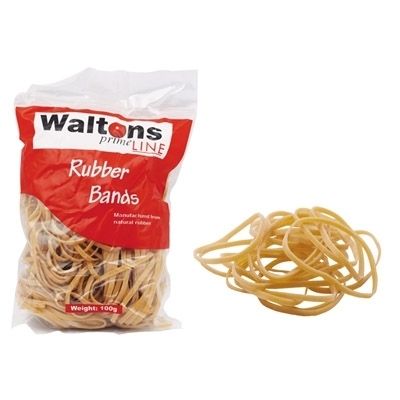 Picture of Waltons Primeline Rubber Bands 100g No 34