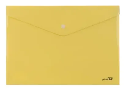 Picture of Waltons Primeline Poly Propylene Carry Folder with Press Stud CH201 (Each) Pastel Yellow