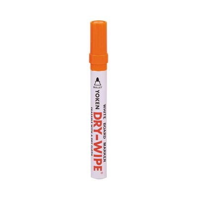 Picture of Yoken Whiteboard Marker Fine Bullet Point No600A (Each) Yellow