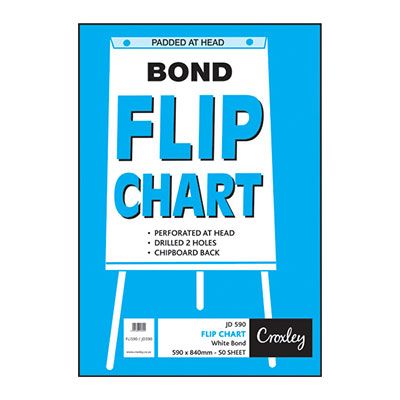 Picture of Flipchart Pad A1 Wrapped, Bond  