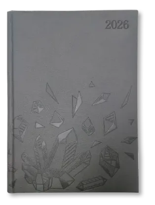 Picture of SAD Nappa Diary Padded Deboss Pattern Page-A-Day A4 297mmx210mm (Each) Grey