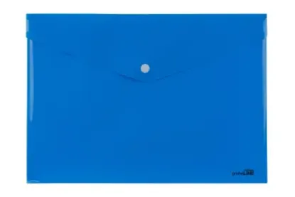 Picture of Waltons Primeline Poly Propylene Carry Folder with Press Stud CH201 (Each) Blue