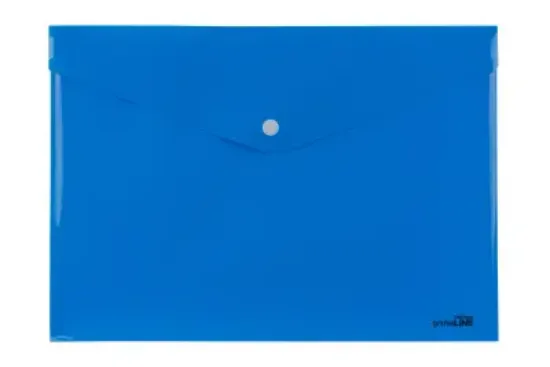 Picture of Waltons Primeline Poly Propylene Carry Folder with Press Stud CH201 (Each) Blue