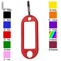 Picture of Waltons Primeline Soft Type Plastic Key Ring Tags (Each) Green